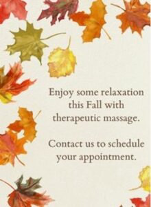 fall massage