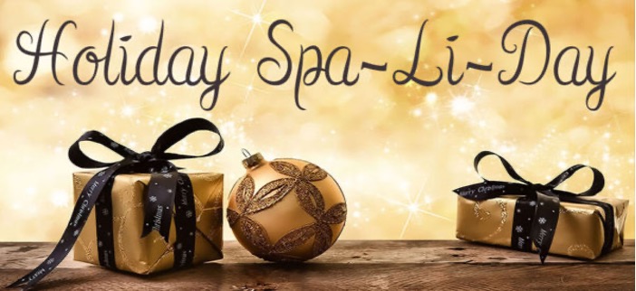 holiday spa day banner