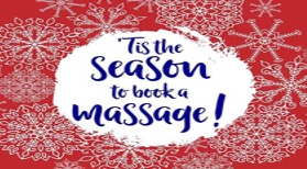 tis the season to book a massage